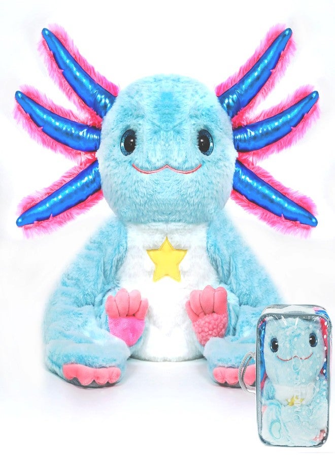 Micling Weighted Stuffed Animal - Blue Axolotl 4.5 lbs, Ideal for Sensory Needs, Austism & Anxiety | Comfort & Relaxation for Both Kids and Adults - Image 1